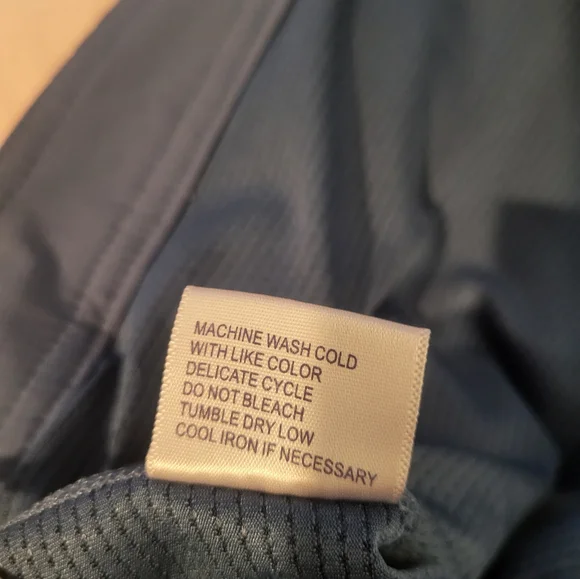 Le Verde Blue Mini Skort with Zip Pockets..Super Cute - Picture 13 of 14